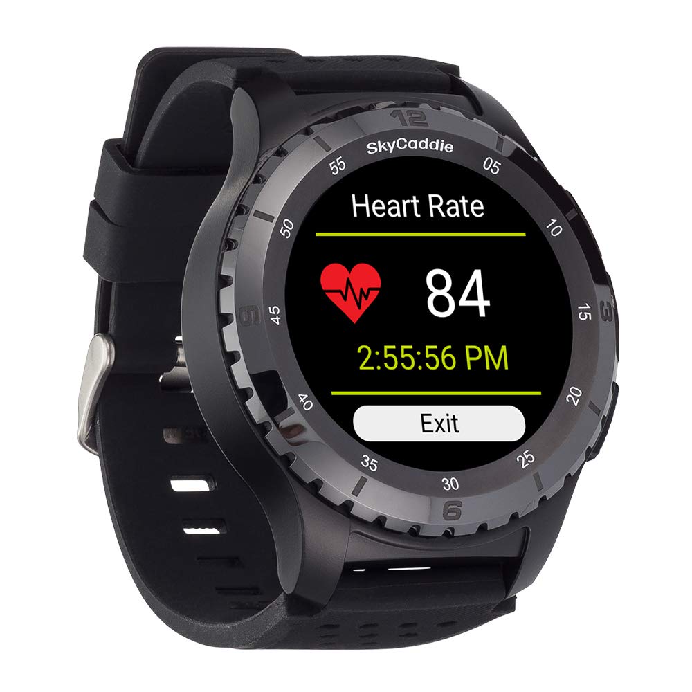 PlayBetter SkyCaddie LX5C Golf GPS Watch Bundle - Touchscreen Golf Range Finder Smartwatch with Ceramic Bezel, 35K+ Preloaded Courses, HoleVue & IntelliGreen Technology | Digital Scorecard & 5000mAh Portable Charger | Perfect for Golfers & Outdoor Enthusiasts