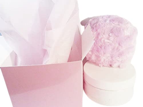 Luxury Silk Powder Gift Set - 8oz Premium Silk Powder with Baroque Sparkle Powder Puff | Makeup Setting & Finishing Powder for Flawless Skin | Perfect for Bridal, Photo Shoots & Special Occasions