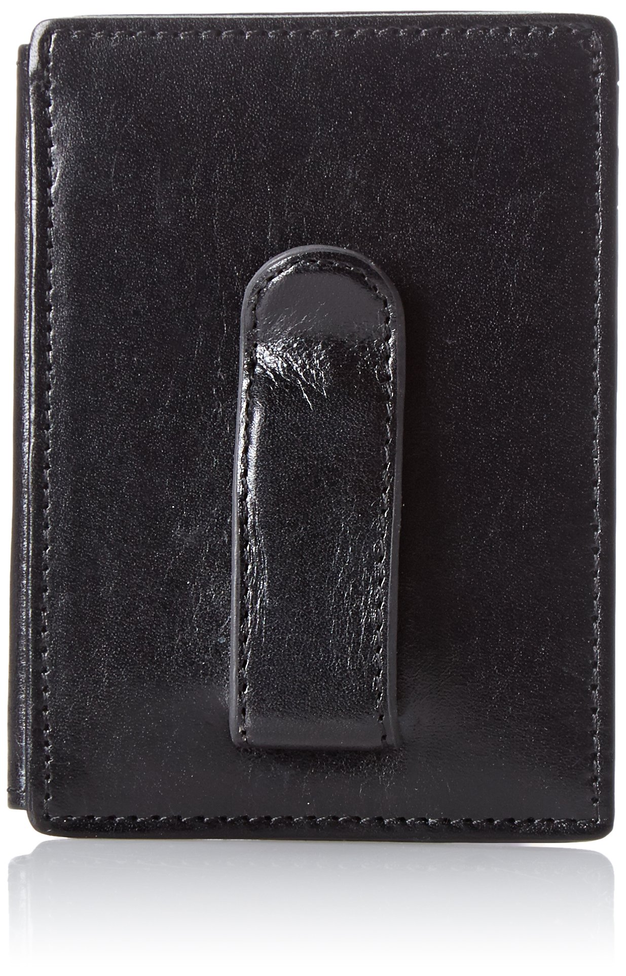 Bosca Men's Genuine Leather Front Pocket Wallet - Slim RFID Blocking Bifold Wallet for Men - Perfect for Travel, Business & Everyday Carry
