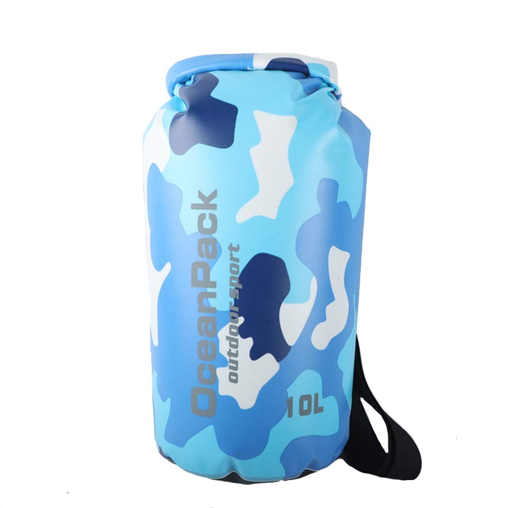 ICEGREY Waterproof Dry Bag - Lightweight Roll Top Compression Sack for Kayaking, Swimming, Camping & Beach Activities - Floating Ultra Light Dry Storage for Phones, Keys & Essentials