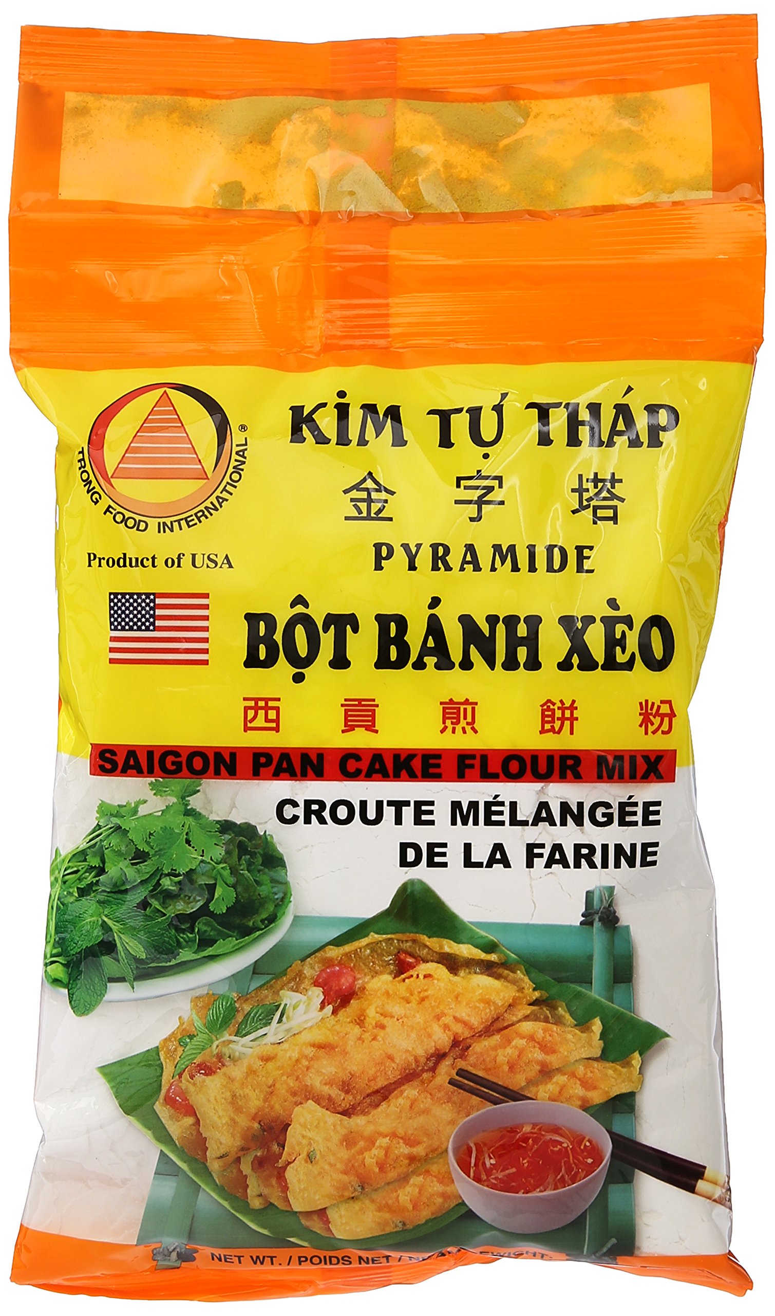 Authentic Vietnamese Pancake Flour Mix (Bot Banh Xeo) - 12 Oz | Gluten-Free Rice Flour for Crispy Savory Crepes | Perfect for Home Cooking, Vietnamese Cuisine & Asian Food Lovers