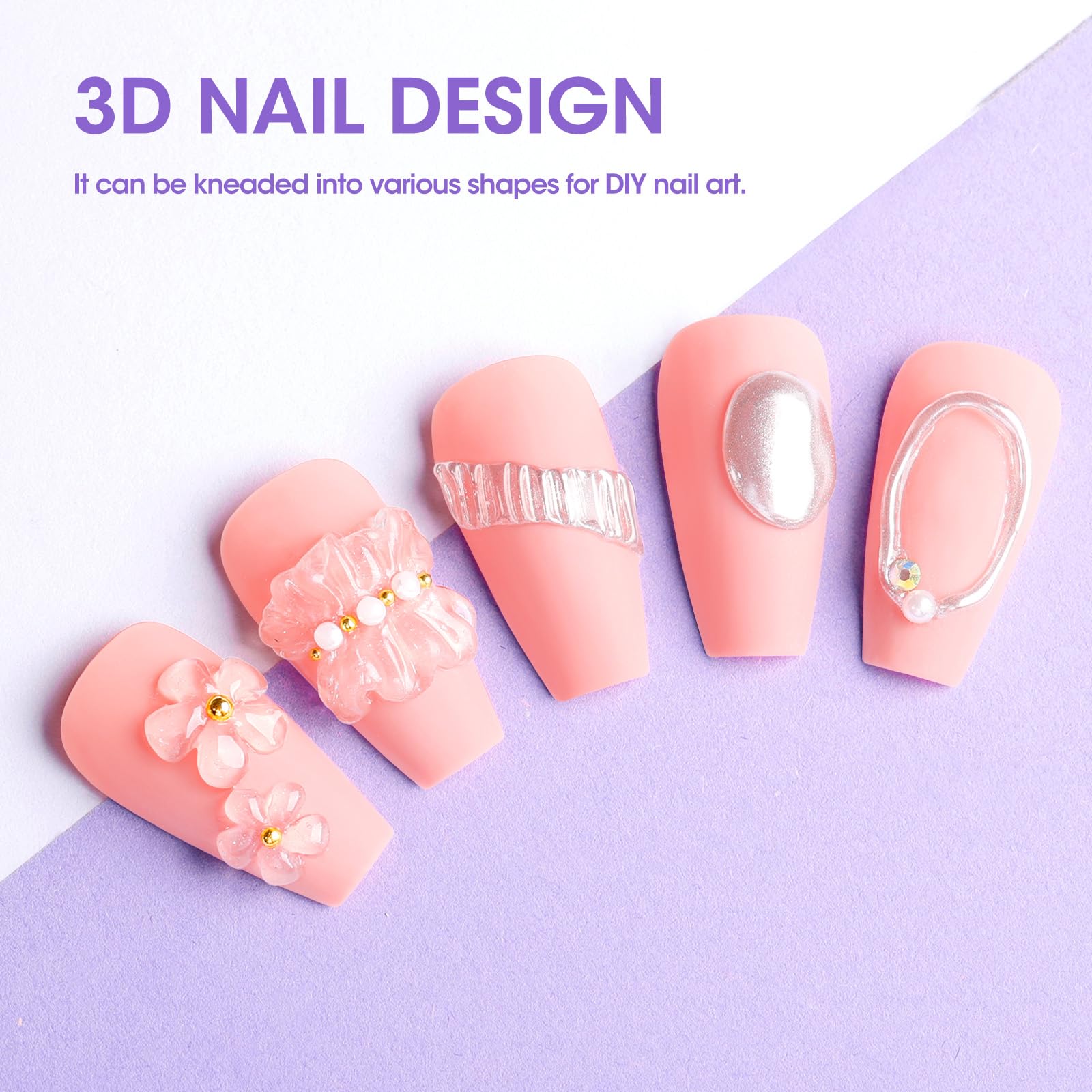 Gellen Solid Nail Glue Gel - Strong Adhesive for False Nail Tips & Press On Nails | UV/LED Light Curing Required | 15g | Perfect for Acrylic Nails, Home Salon & Professional Nail Art
