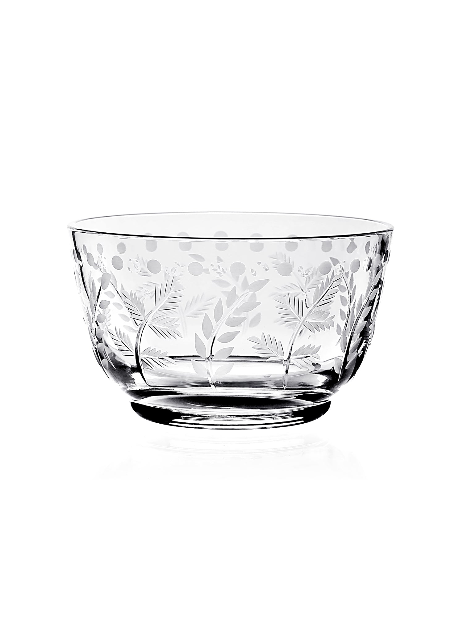 Fern Berry Bowl 912 0041 - Elegant Ceramic Fruit Serving Bowl for Berries, Salads & Snacks - Perfect for Kitchen, Dining Table & Party Serving