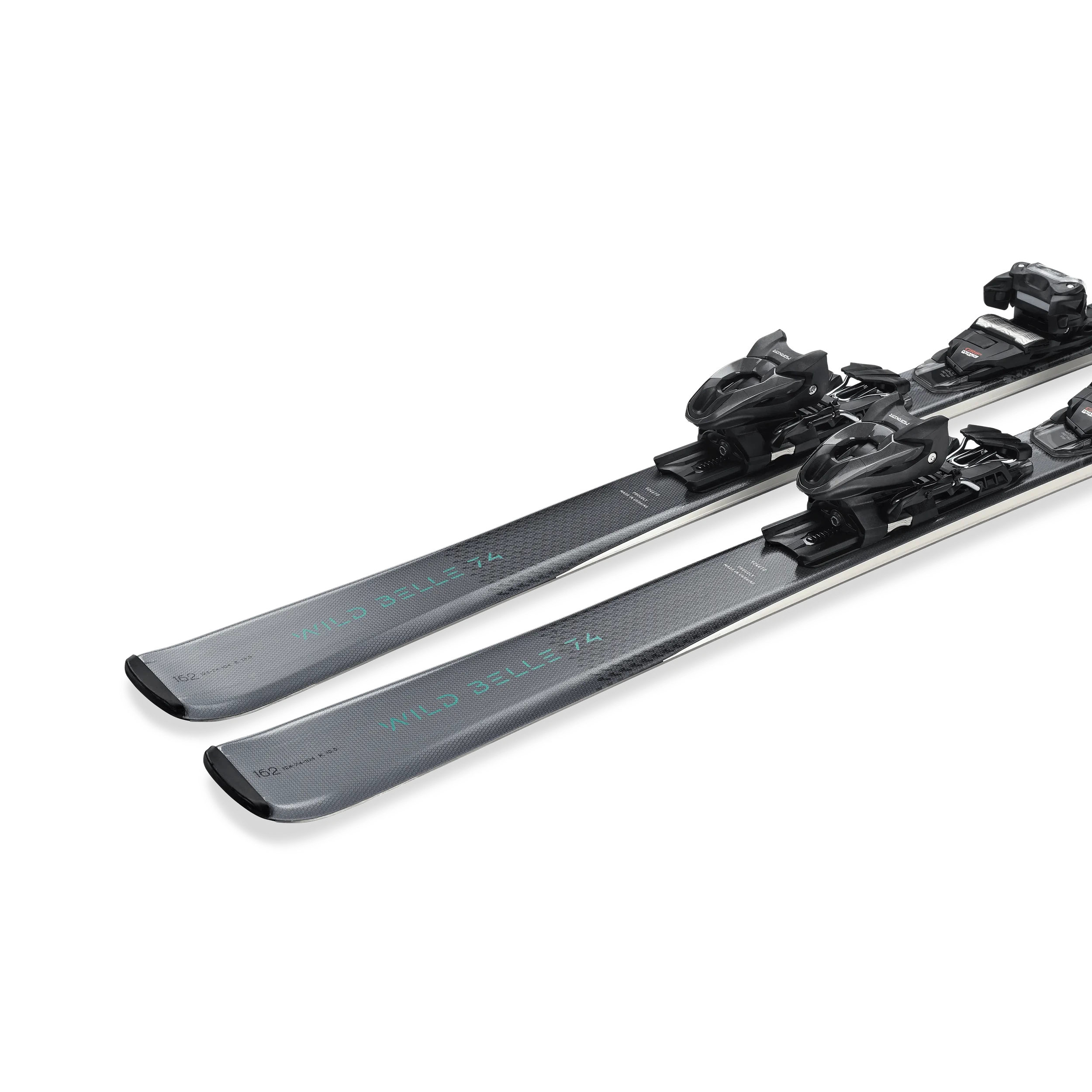 Nordica Wild Belle 74 Women's Skis with TP2 Compact 10 Bindings 2025 - Perfect for All-Mountain Skiing and Freeride Adventures