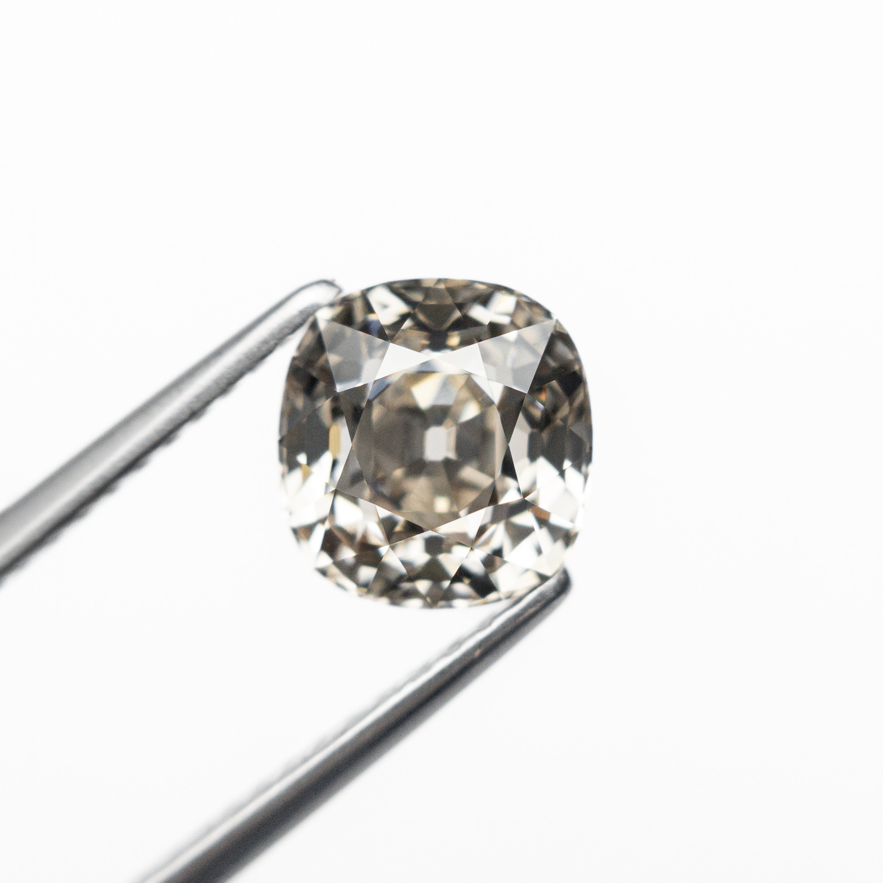 2.00ct Antique Old Mine Cut Diamond - 7.25x6.91x5.04mm VS1 C3 Loose Gemstone for Vintage Jewelry Making & Engagement Rings