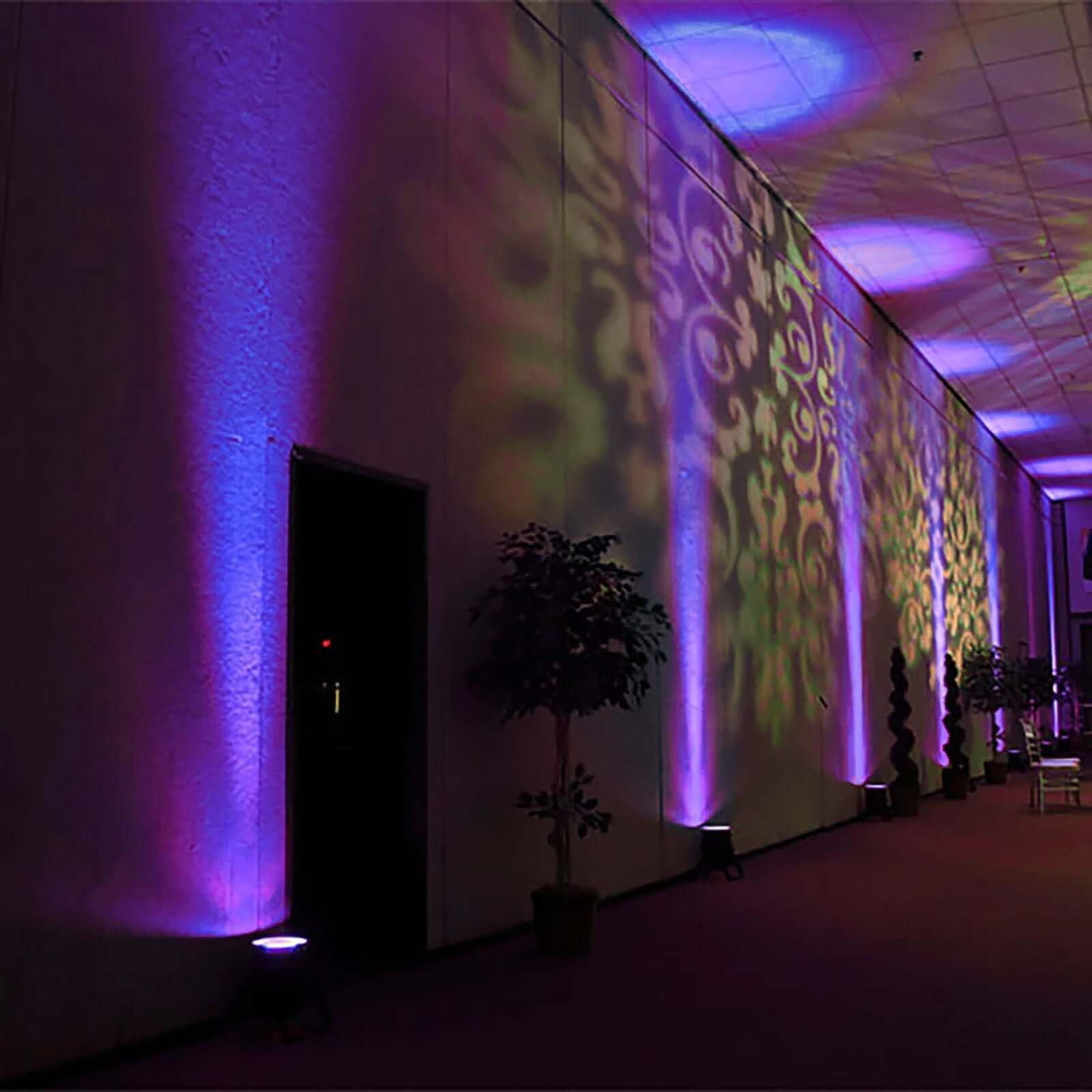 Efavormart 6W Purple LED Backdrop Uplight - Outdoor Waterproof Landscape Spotlight for Wedding, Party, Garden & Stage Lighting Decorations