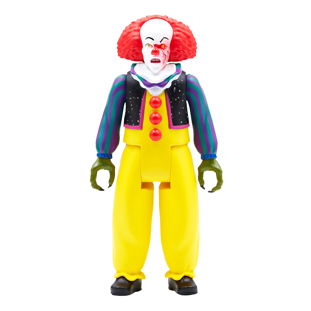 Super7 IT Pennywise Monster Reaction Figure - Collectible Horror Movie Toy for Fans & Scary Decor