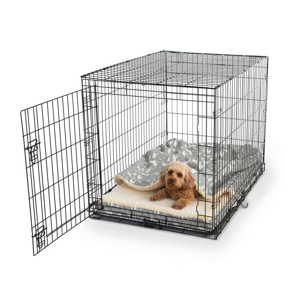 Snoozer Cozy Cave Crate Pet Bed with Memory Foam - Small Dog Bed for Puppies & Small Breeds - Washable Soft Crate Cover - Perfect for Crates, Travel & Home Use