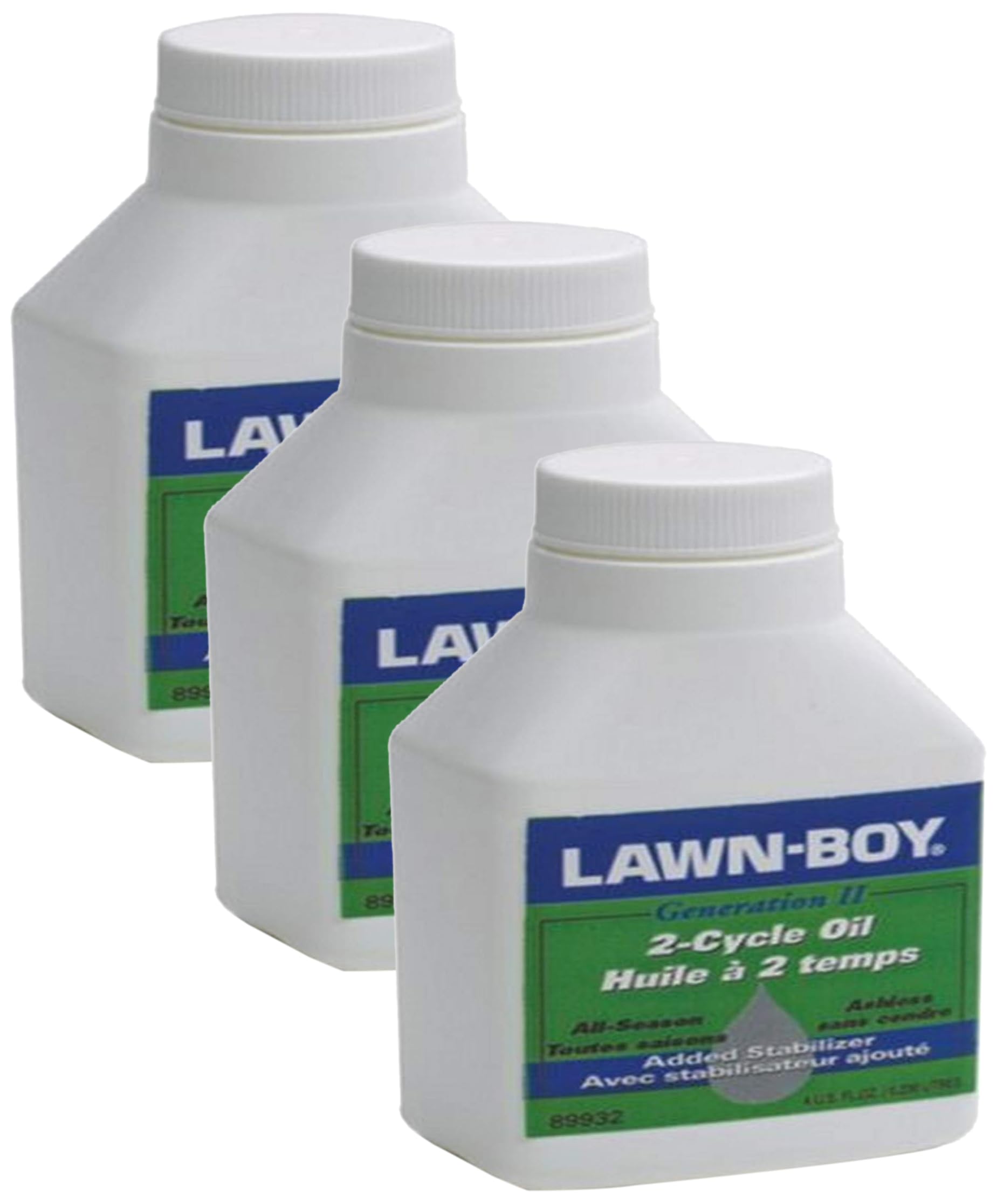 Lawn-Boy 4oz 2-Cycle Ashless Engine Oil 3-Pack for Outdoor Power Equipment