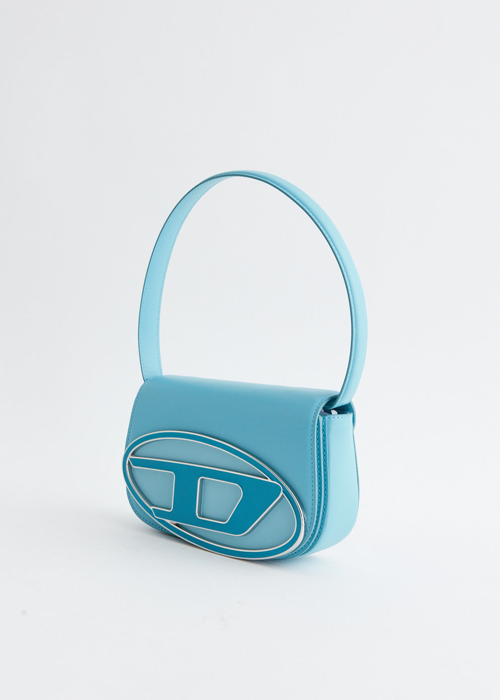 1DR Logo Plaque Shoulder Bag for Women - Stylish Crossbody Purse with Adjustable Strap, Perfect for Work, Travel & Everyday Use