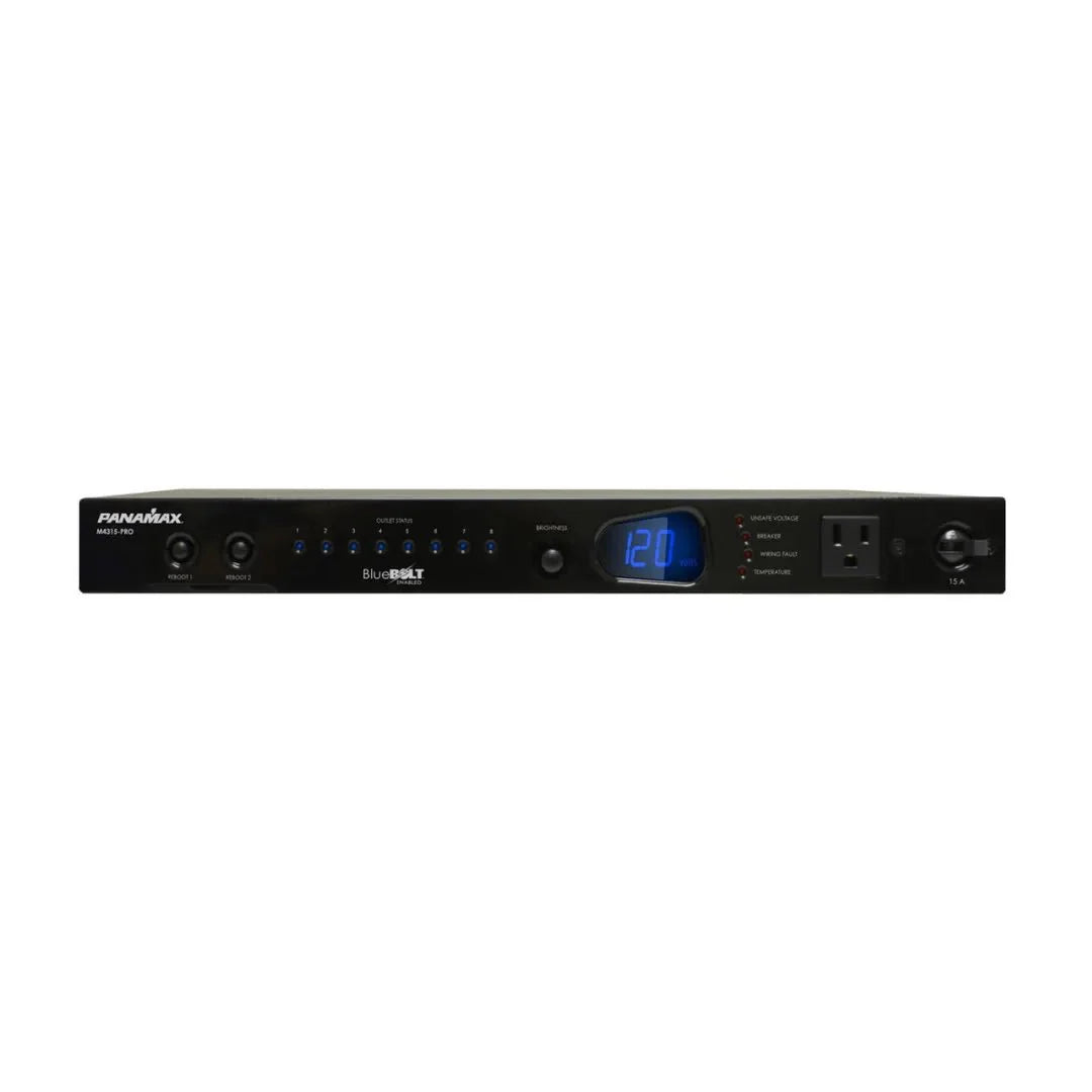 Panamax BlueBOLT Smart Power Conditioner with Surge Protection - Home Theater & Audio System Power Management Solution for Enhanced Performance