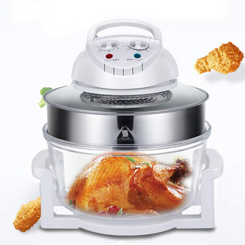Turbo Air Fryer XL - 8QT Large Capacity Convection Oven with 360° Vertical Heating, Electric Roaster & Cooker for Healthy Frying (110V) - Perfect for Family Dinners, Meal Prep & Crispy Snacks