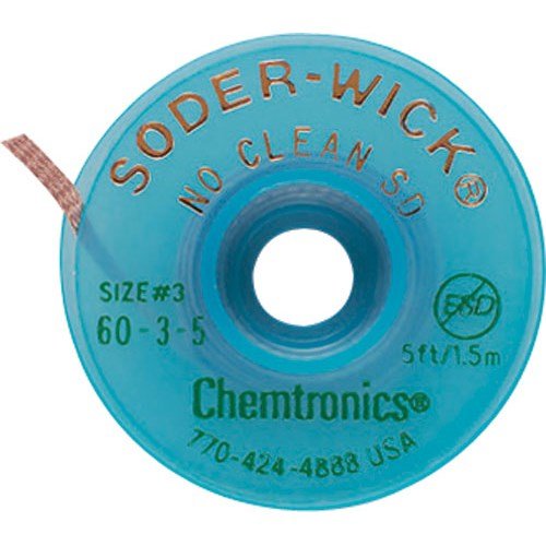 Chemtronics 60-3-5 SODER-WICK No Clean Desoldering Braid - .080