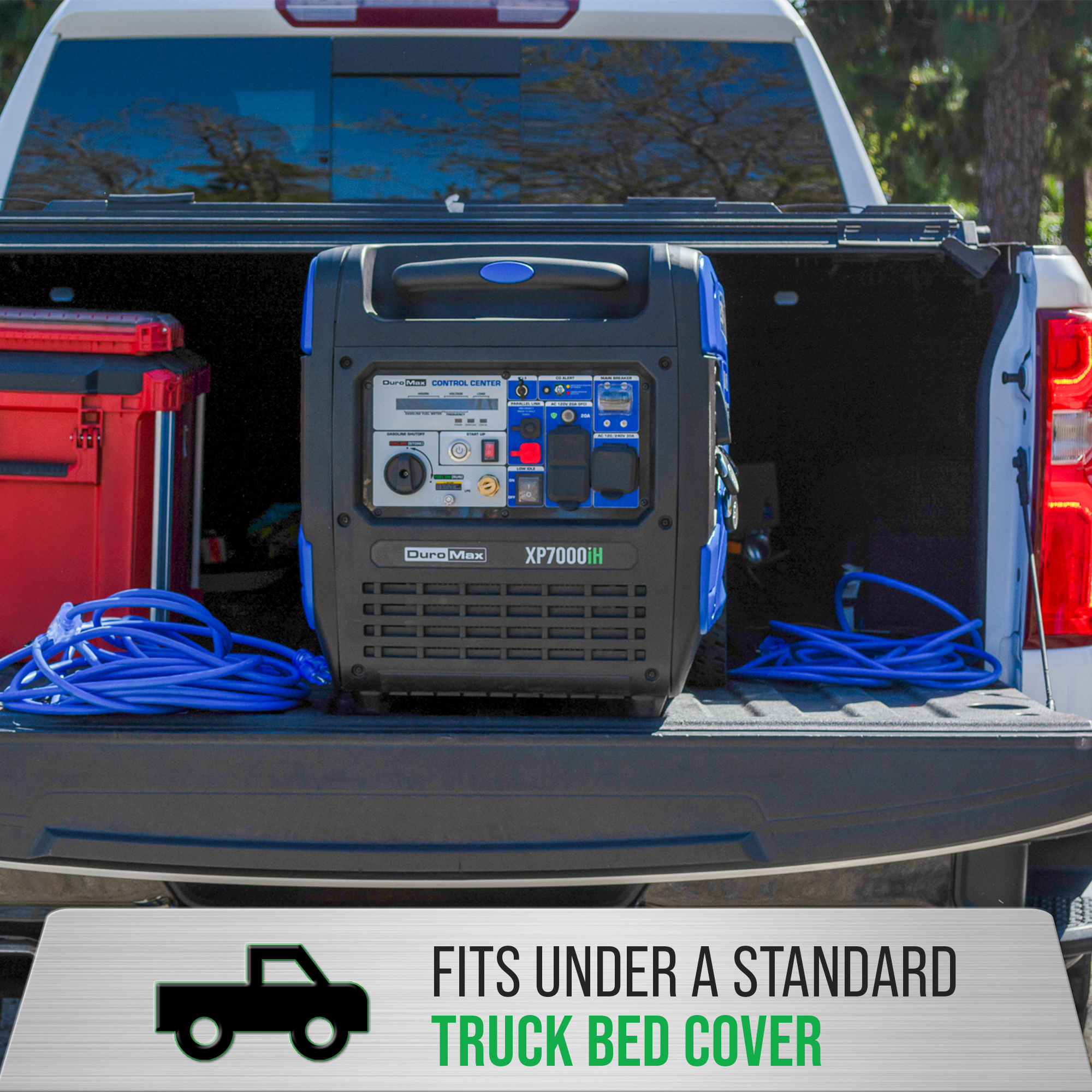 7,000W Dual Fuel Inverter Generator with CO Alert - Portable & Quiet for Camping, RV, Home Backup Power & Outdoor Events