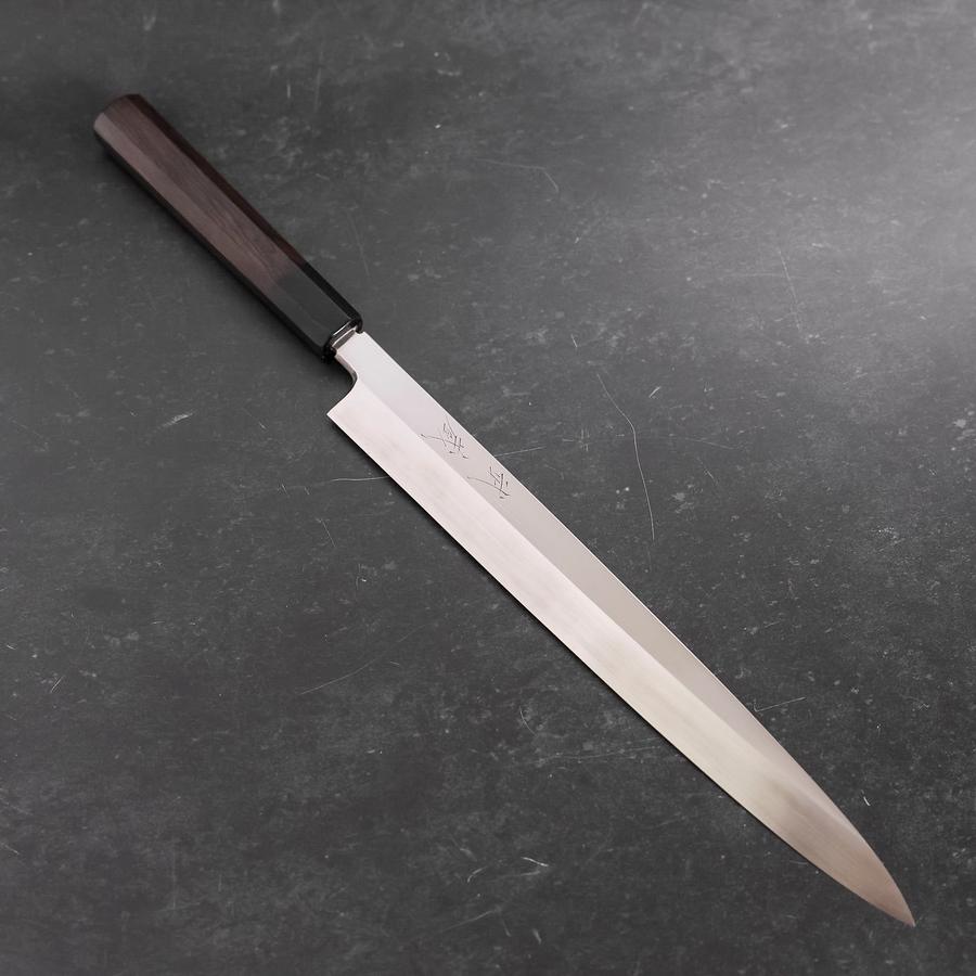 Premium Yanagiba Sushi Knife 300mm - VG10 Stainless Steel Mirror Finish with Buffalo Ebony Handle - Perfect for Sushi Chefs & Japanese Cuisine Lovers
