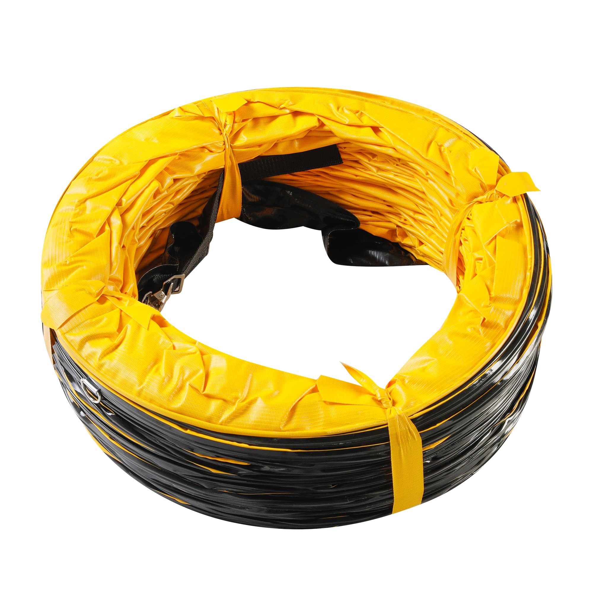 25FT PVC Flexible Duct Hose for Exhaust Fan - 16 Inch Diameter, Heavy Duty Ventilation Pipe for Dryer, HVAC, Grow Tent & Home Ventilation System