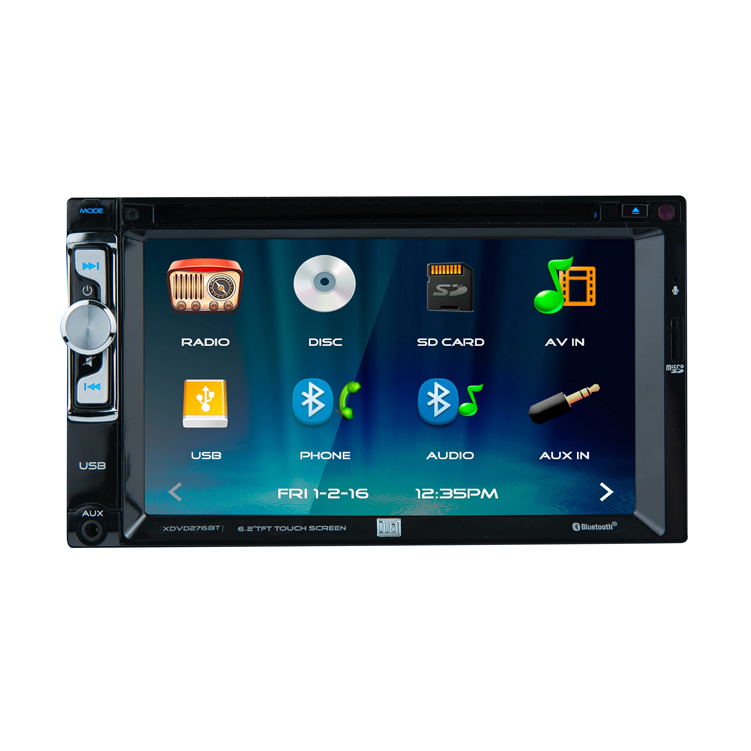 Dual Electronics XDVD276BT 6.2