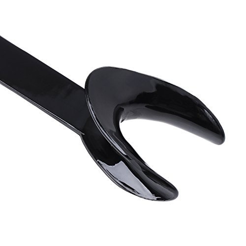 8 Pcs T-Shape Black Intraoral Cheek Lip Retractors - Double Head Dental Mouth Opener for Teeth Whitening, Orthodontic & Surgical Procedures - Perfect for Dentists, Hygienists & DIY Teeth Whitening at Home