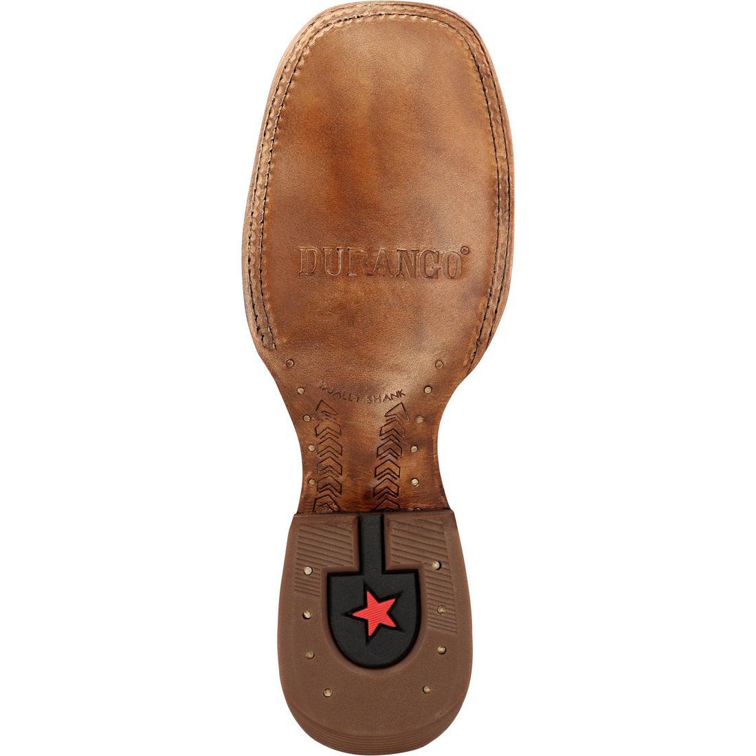 PRCA Collection Genuine Leather Bison Western Boots for Men & Women – Comfortable Cowboy Boots for Riding, Rodeo & Country Fashion