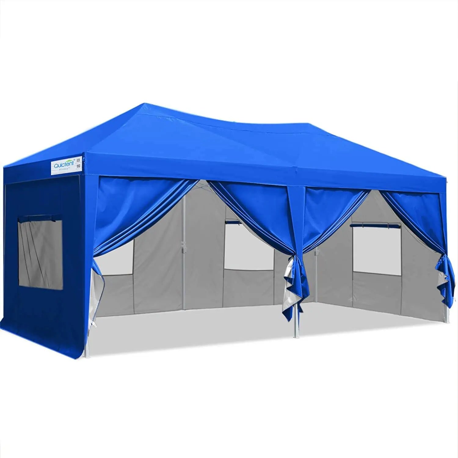 10' x 20' Pop Up Canopy Tent with Removable Side Walls - Waterproof Outdoor Shelter for Parties, Camping & Beach Events