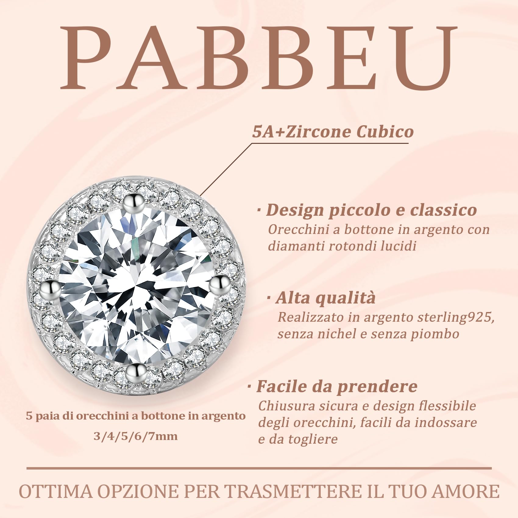 10 Pairs Sterling Silver Stud Earrings for Women - Hypoallergenic 925 Silver with 5A+ Cubic Zirconia - Dainty Cartilage Ear Studs Set | Perfect for Everyday Wear, Gifts & Special Occasions