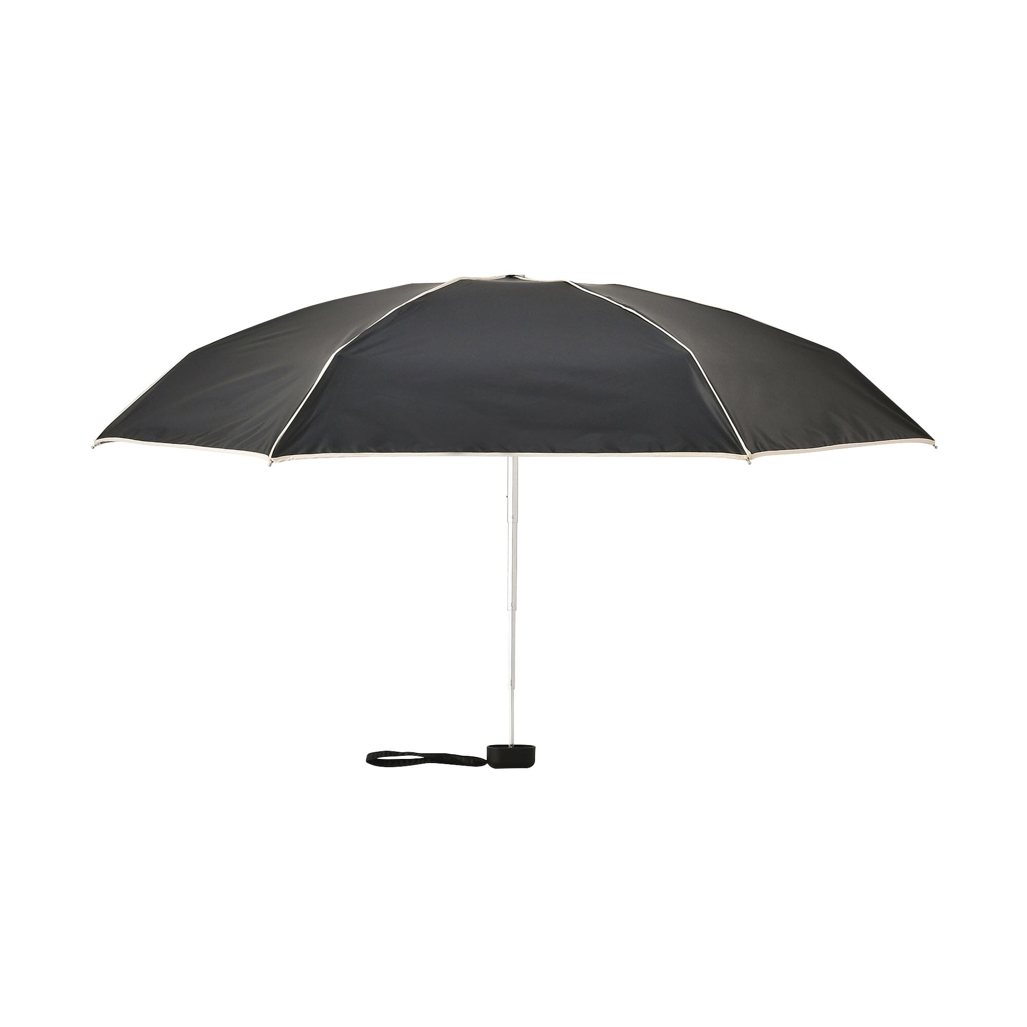 Compact Mini Umbrella 47cm Black - Portable Travel Umbrella for Sun & Rain Protection - Perfect for Outdoor, Travel, and Daily Use