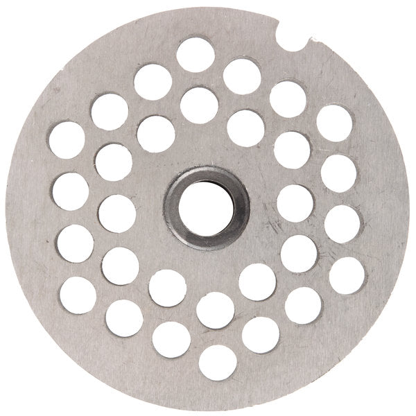 Premium Globe L00672 Meat Grinder Plate - Heavy Duty Stainless Steel Grinding Disc for Home Kitchen & Commercial Use - Perfect for Ground Beef, Sausage, Burger Patties & Pet Food Preparation
