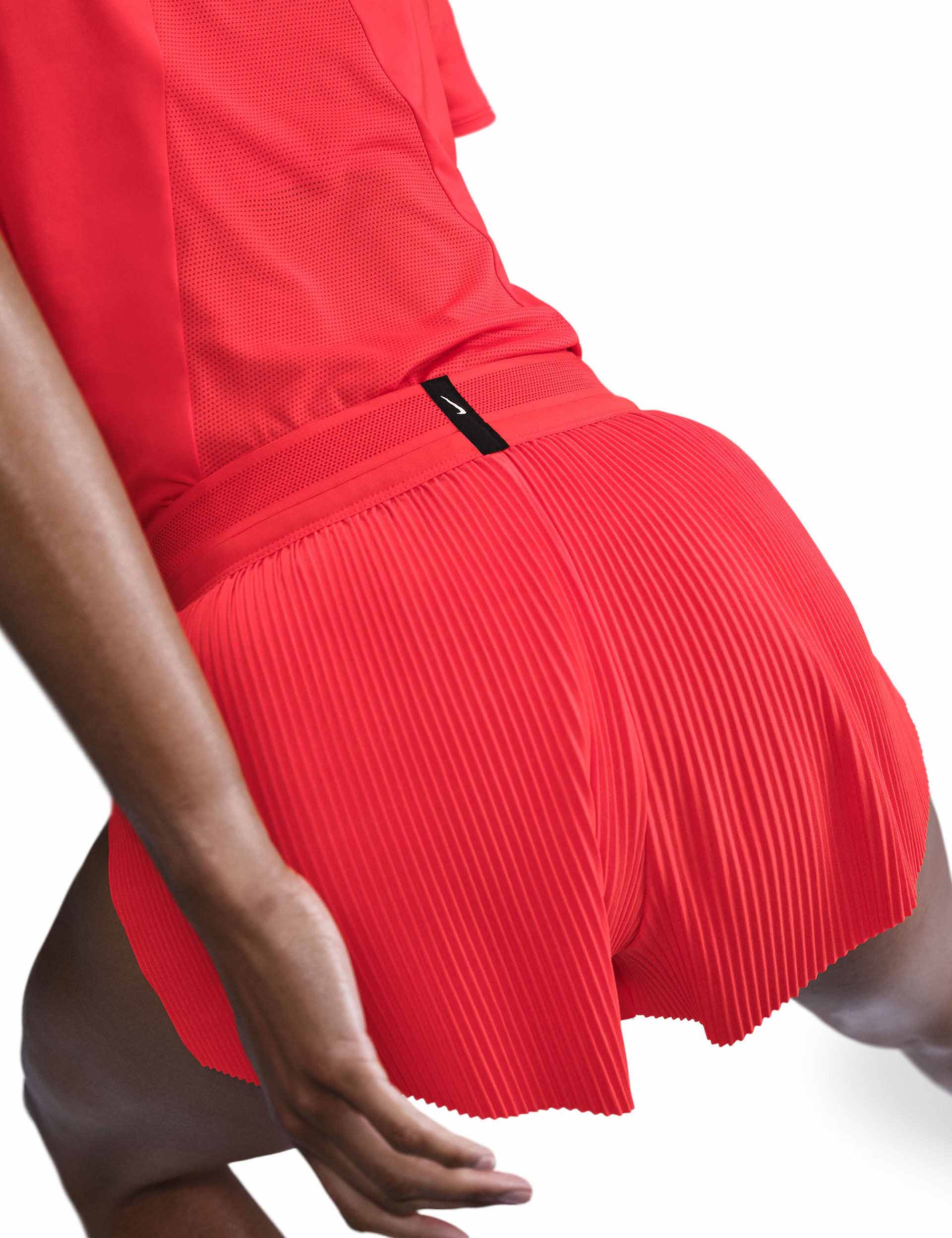 AeroSwift Dri FIT ADV 3 Running Shorts for Men & Women - Light Crimson/Black - Moisture Wicking Athletic Shorts for Running, Gym Workouts & Outdoor Sports