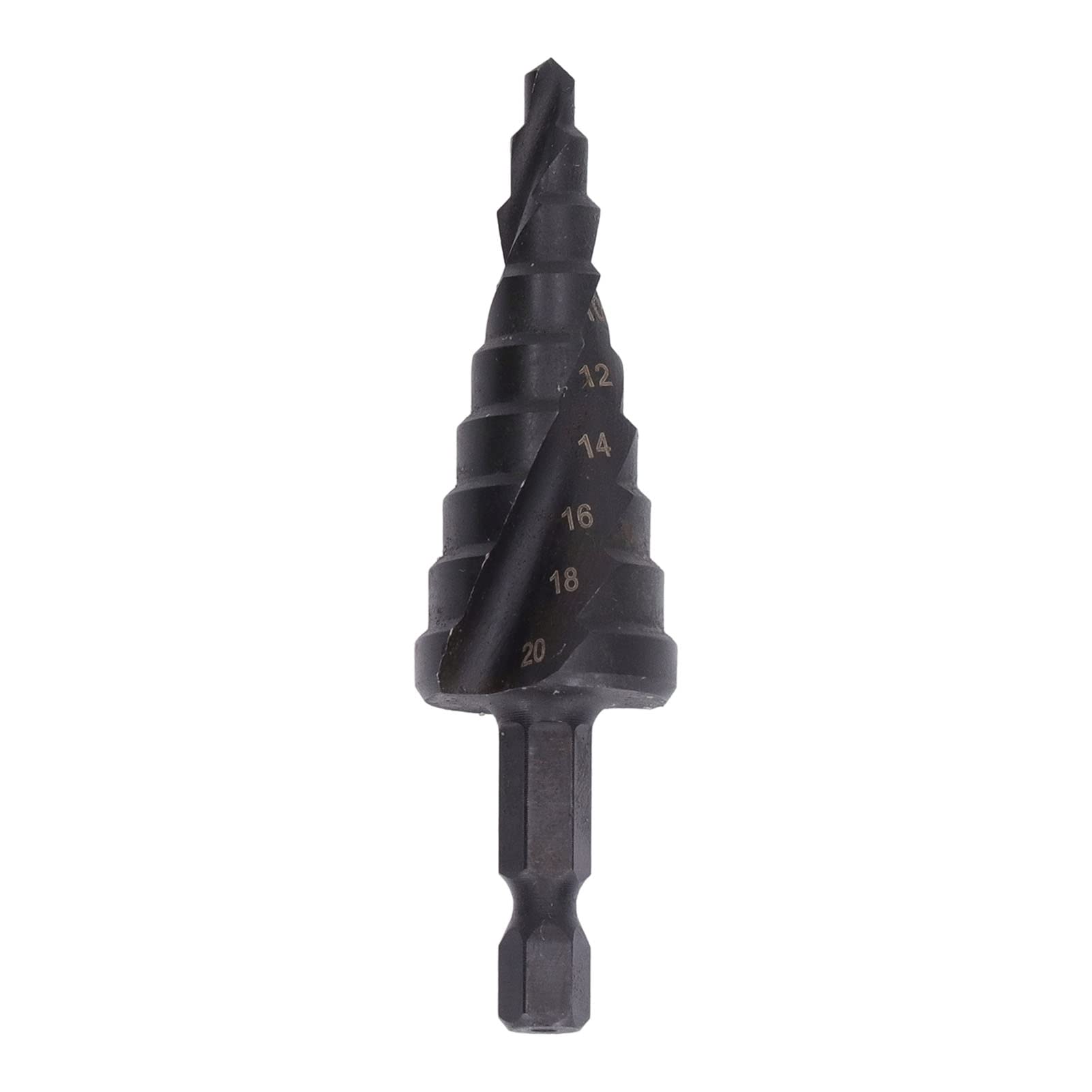HSS Step Drill Bit with Hex Shank - 9 Steps (4-20mm) for Smooth Drilling, Hole Reaming & Metal Cutting | Shock Resistant, Wear Proof M2 Steel | Perfect for Power Drills, DIY Projects & Home Renovations
