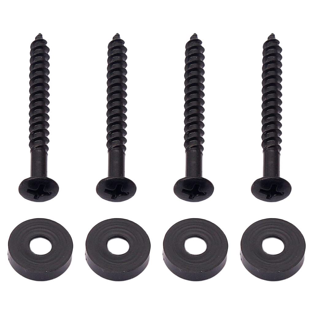 YIJU Electric Guitar Bass Neck Joint Bushing & Bolts with Screws - Replacement Hardware for Fender Style Instruments | Perfect for DIY Repairs & Maintenance
