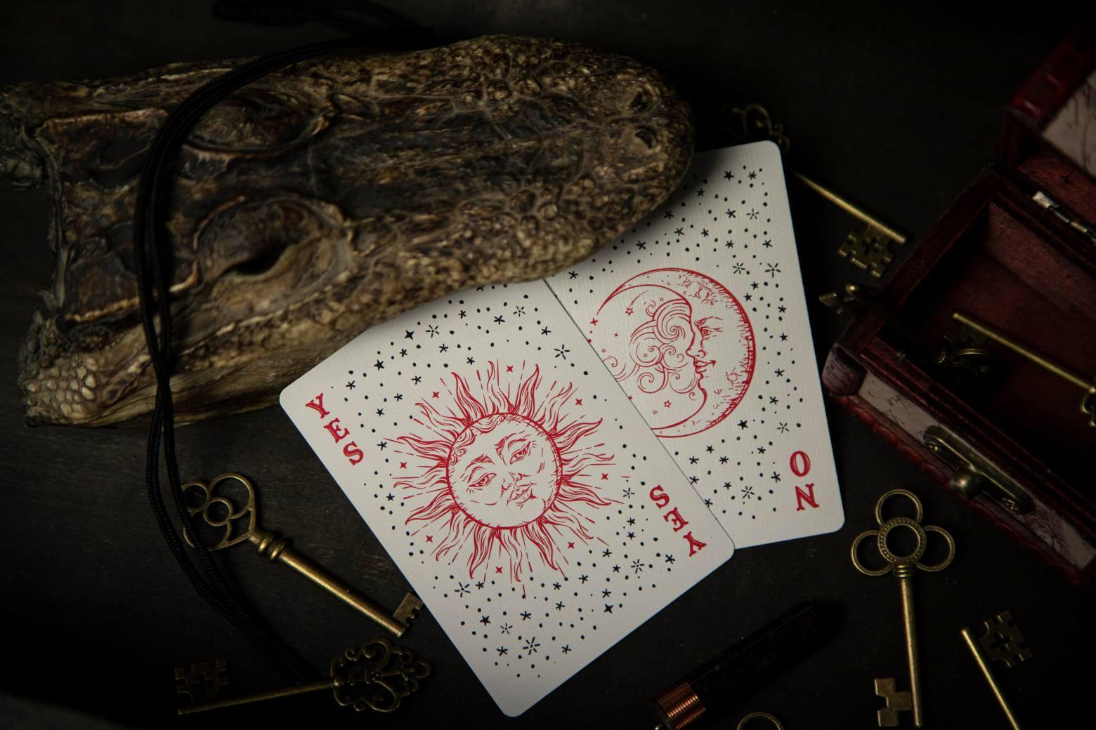 Resurrected Playing Cards V2 Blood Red Limited Edition - Premium Collectible Deck for Magic Tricks, Poker & Cardistry - Perfect for Game Nights & Gifts