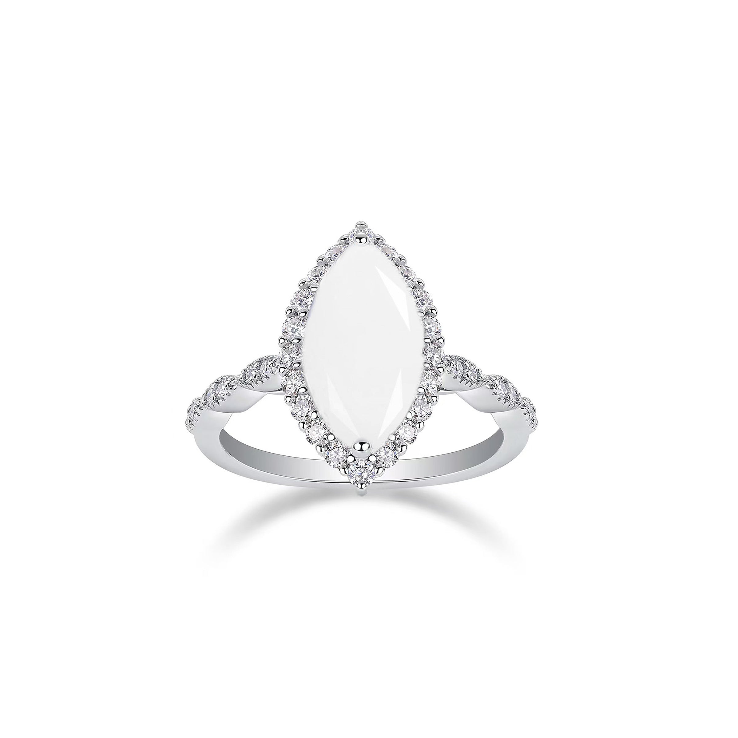 Celestial Shine Breastmilk Ring - Sterling Silver Keepsake Jewelry for Moms - Perfect for Breastfeeding Moms, Baby Showers & Mother's Day Gifts