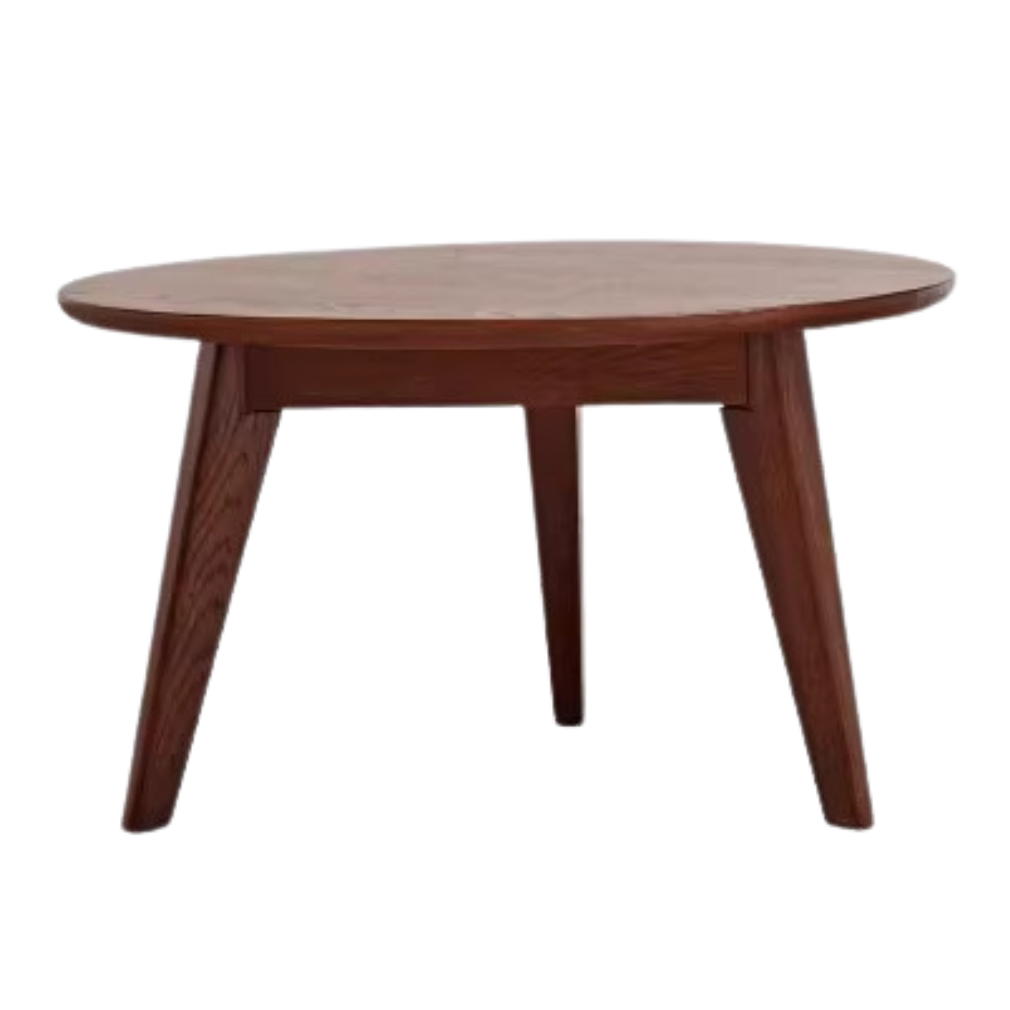 Solid Walnut Round Coffee Table - Natural Wood Dining Table for Living Room, Office, or Lounge - Stylish and Durable Home Decor