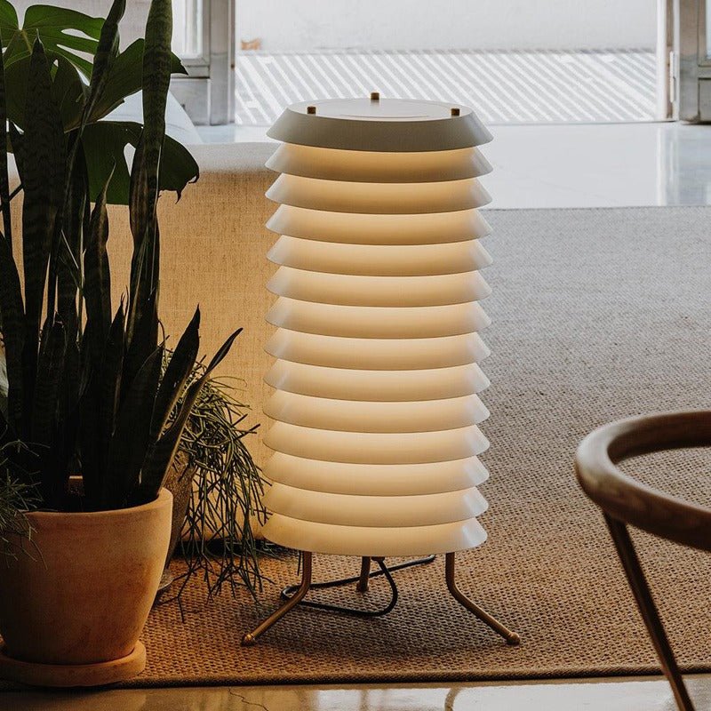 Baltic Tower Table Lamp - Modern LED Desk Light for Home Office, Bedroom & Living Room - Stylish Nightstand Lighting for Reading & Decor