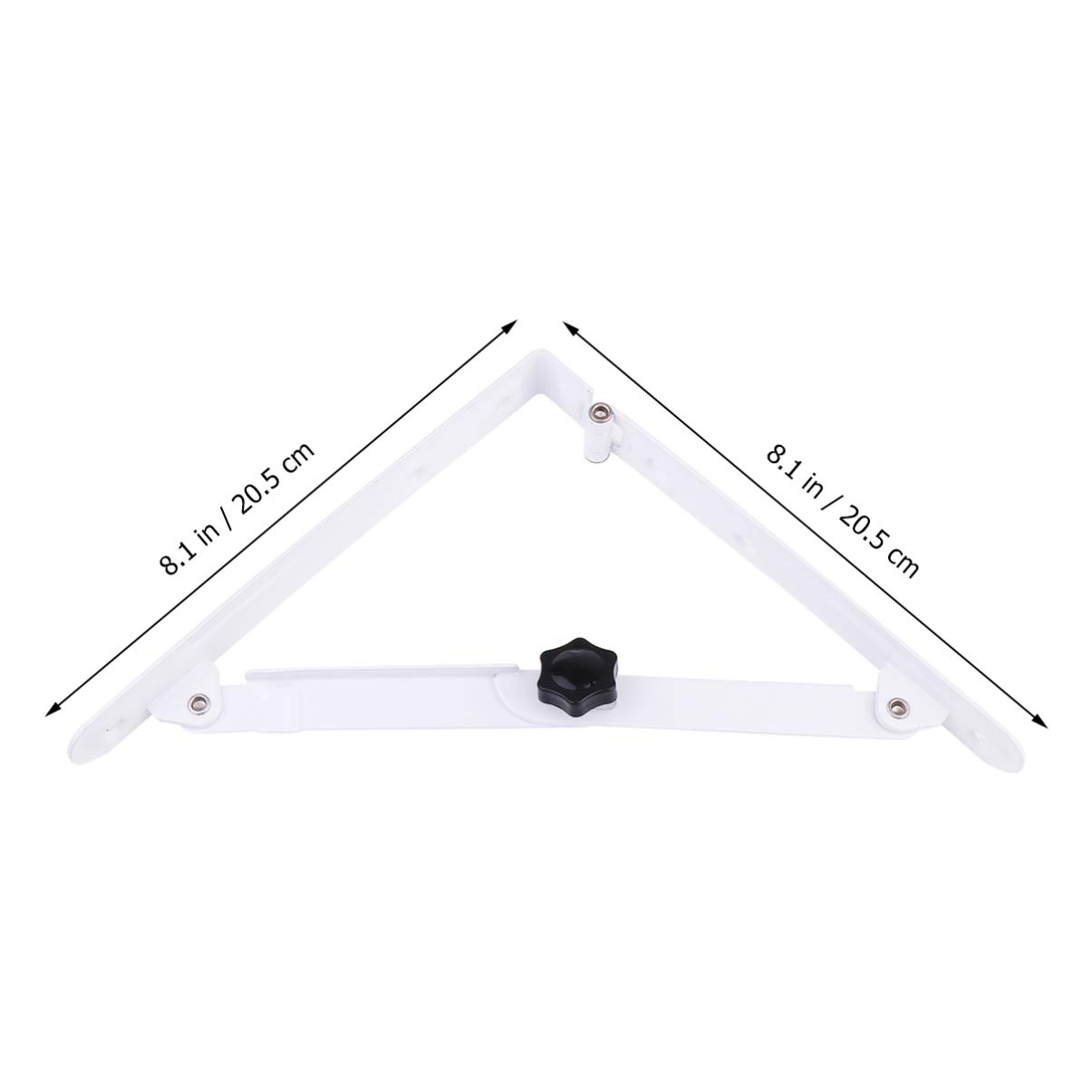 Heavy Duty Solar Panel Mounting Bracket - 2 Pack Foldable Iron Rack with Adjustable Tilt Leg for Home & Shop Use | Perfect for RV, Off-Grid & Roof Solar Systems