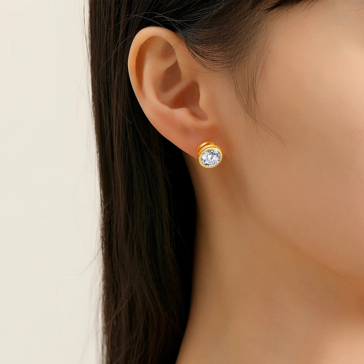 Elegant Gold Earrings for Women - 14K Gold Plated Dangle Hoop Earrings - Perfect for Parties, Weddings & Everyday Wear