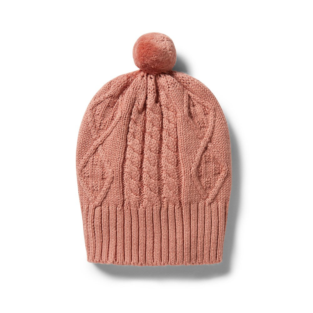 Warm Knitted Cable Beanie Hat for Men & Women - Winter Fashion Accessory for Outdoor Activities & Cold Weather
