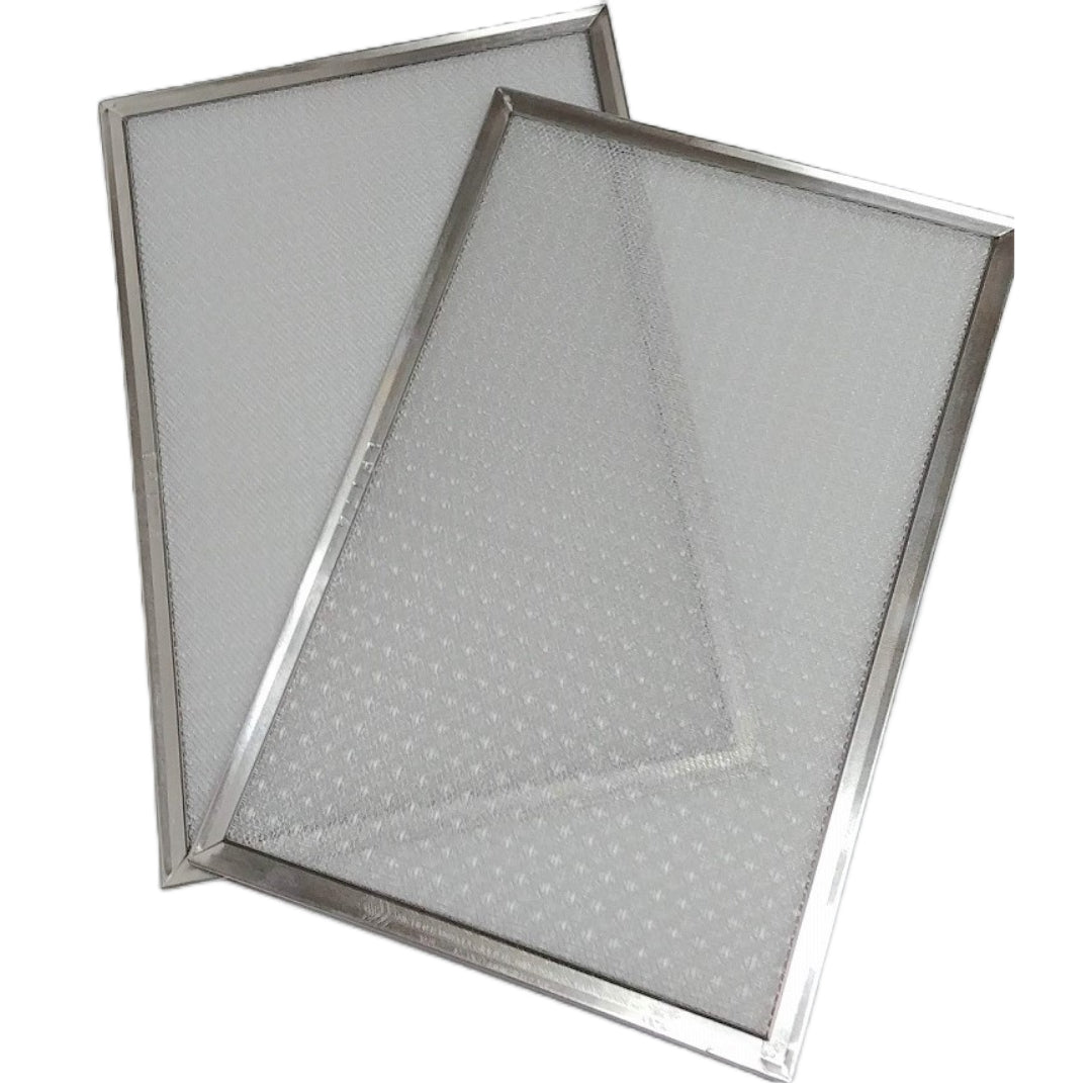 Fantech 405577 Washable Aluminum Mesh MERV 3 HRV/ERV Air Filter Kit - 12.25 x 8.25 Inches (Set of 2) - Perfect for Home Ventilation Systems & Air Purifiers