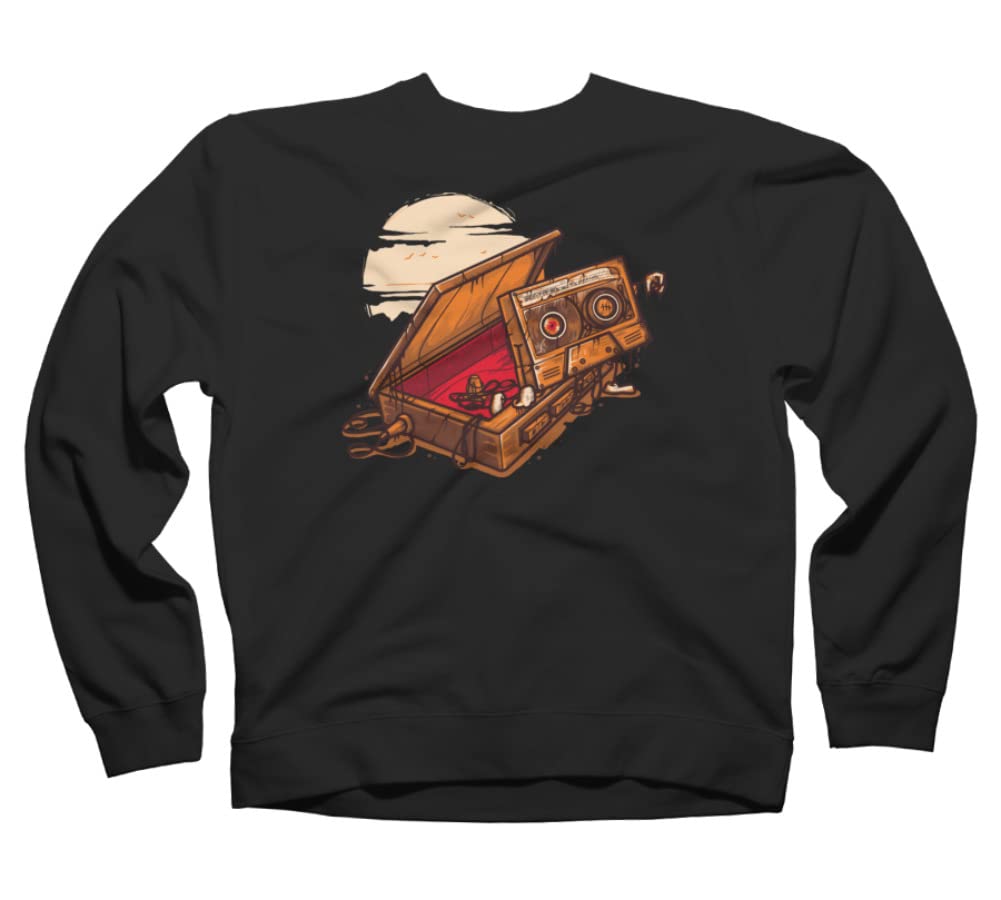Unisex Dead Man Walkman Graphic Sweatshirt by Design By Humans - LetterQ Art - Perfect for Casual Wear, Street Style & Music Lovers