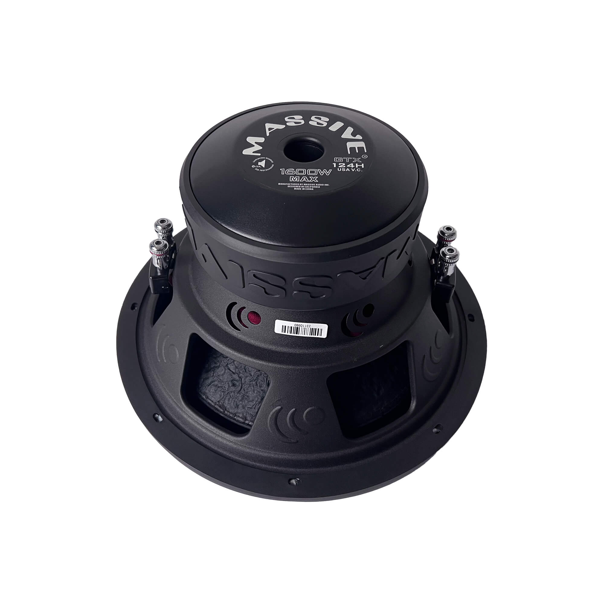 GTX122H 12-Inch 800 Watts RMS Dual 2 Ohm Car Subwoofer - Powerful Bass for Car Audio Systems & Home Theater