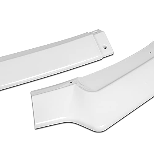3PCS Front Bumper Splitter Spoiler Lip for 2018-2023 Kia Stinger GT-Line | CK-Style Air Dam Chin Diffuser | Painted White | Enhances Aerodynamics & Sporty Look for Street Racing & Car Shows