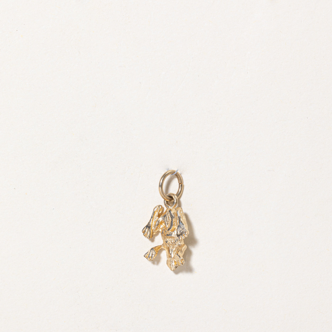 10k Yellow Gold Frog Charm Pendant - Elegant Jewelry for Necklace, Bracelet & Gift - Perfect for Birthdays, Anniversaries & Animal Lovers