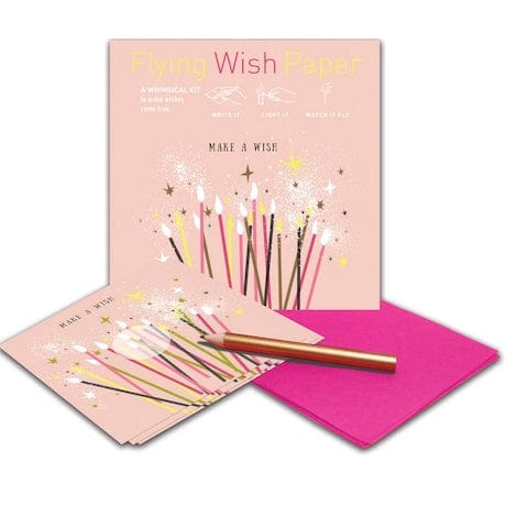 Mini Flying Wish Paper - Make a Wish & Watch It Fly Away | Eco-Friendly Burning Wish Lanterns for Birthday Parties, Weddings & Special Celebrations