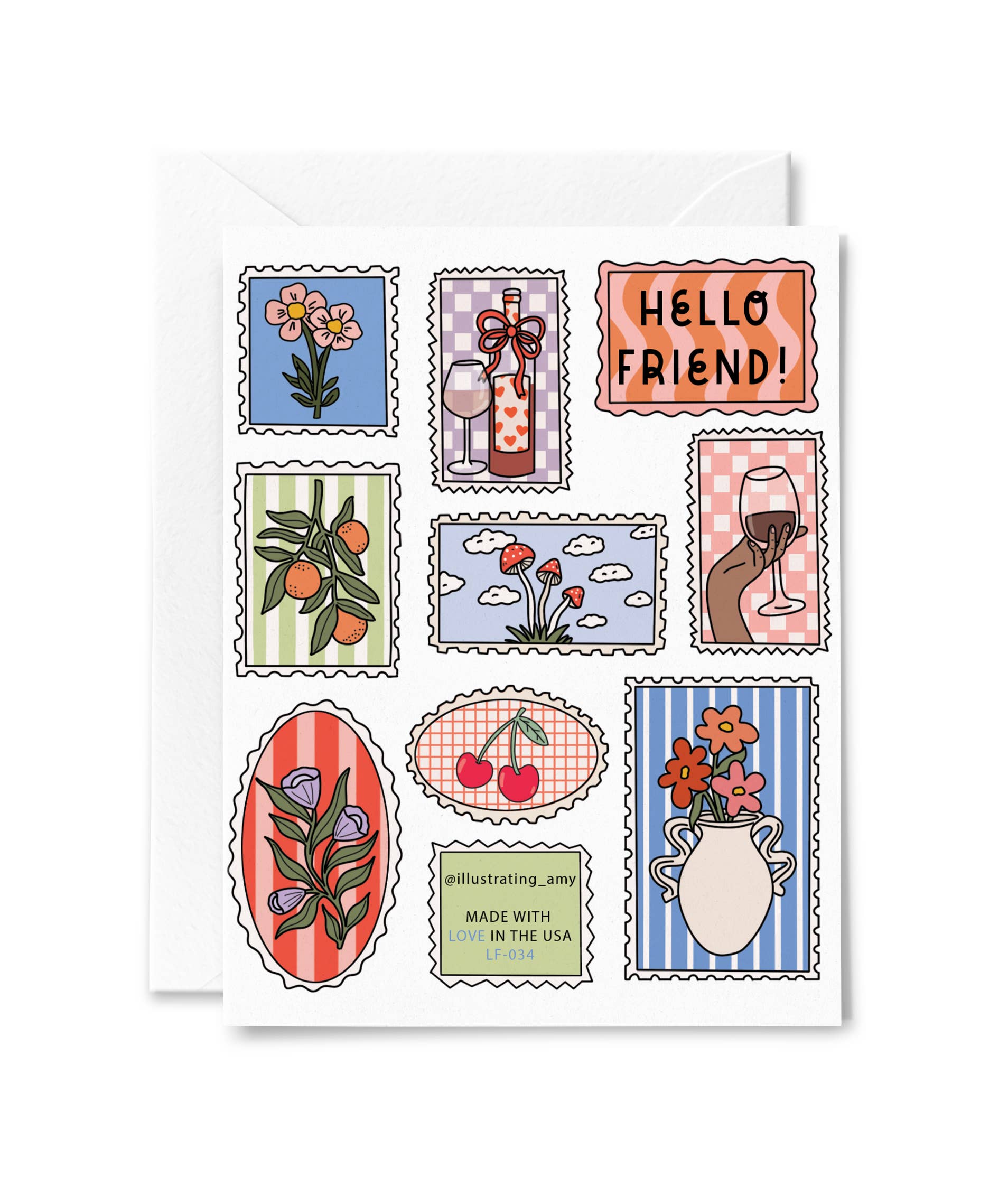 Beautiful Sending Love Greeting Card - Perfect for Valentine's Day, Anniversary & Romantic Occasions | Heartfelt Message Card for Couples, Wife & Husband