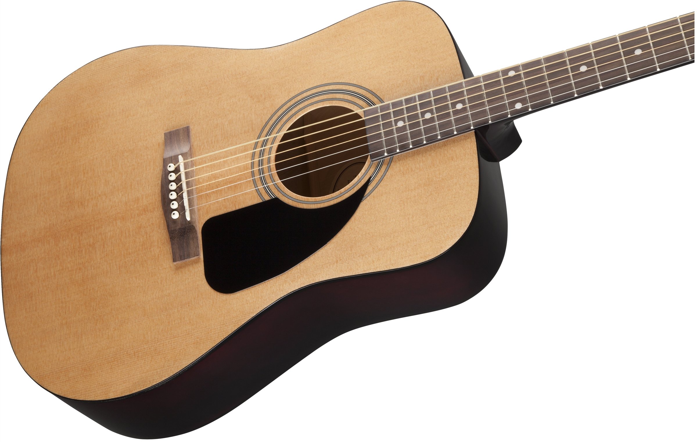Fender Dreadnought Acoustic Guitar Natural Bundle with Online Lessons, Gig Bag, Tuner, Strings, Strap & Picks - Perfect for Beginners, Campfire Jams & Home Recording Studios