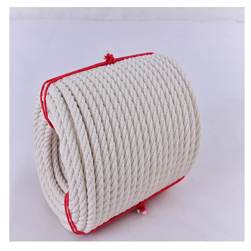Premium 20m Cotton Rope - 18mm Thick Soft Multipurpose Washing Line, Garden String & Decorative Craft Rope for Outdoor Clothesline, Indoor DIY Projects, Gift Wrapping & Home Decor