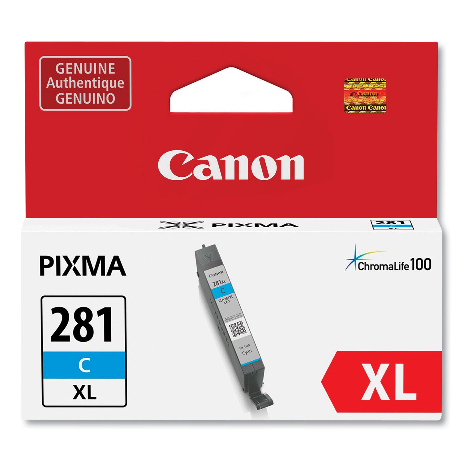 CLI-281 ChromaLife100 Blue Ink Cartridge - High-Quality Photo Printing for Canon Printers | Ideal for Home, Office & Professional Photography