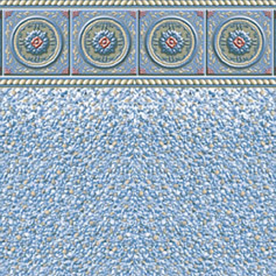 54 Monte Carlo Beaded Johnny Weissmuller Above Ground Swimming Pool Liner - Durable & UV Resistant for Backyard, Family, and Summer Fun