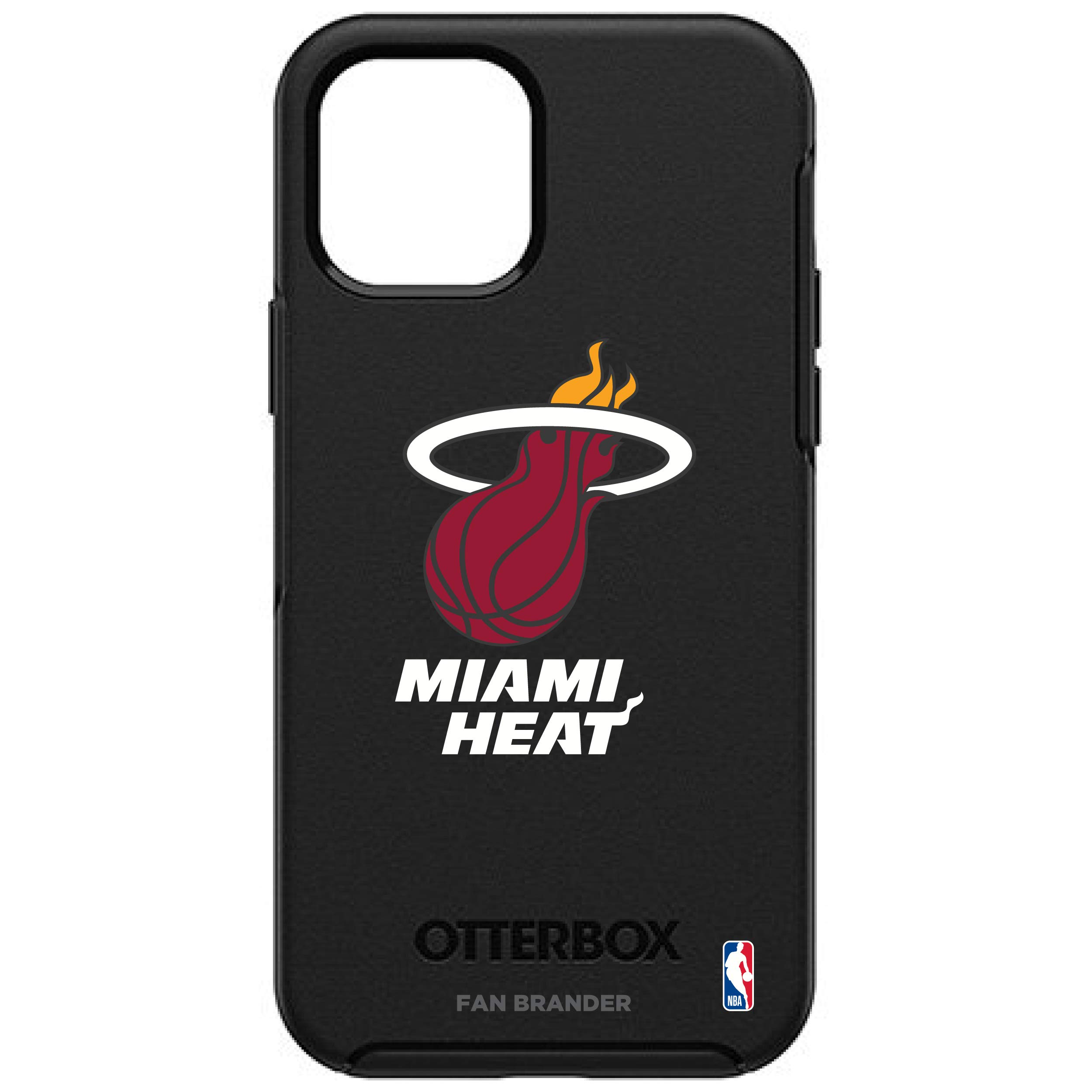 NBA Miami Heat OtterBox Symmetry Case for iPhone 13 Pro - Durable Protective Phone Cover with Team Logo - Perfect for Basketball Fans & Game Day Support