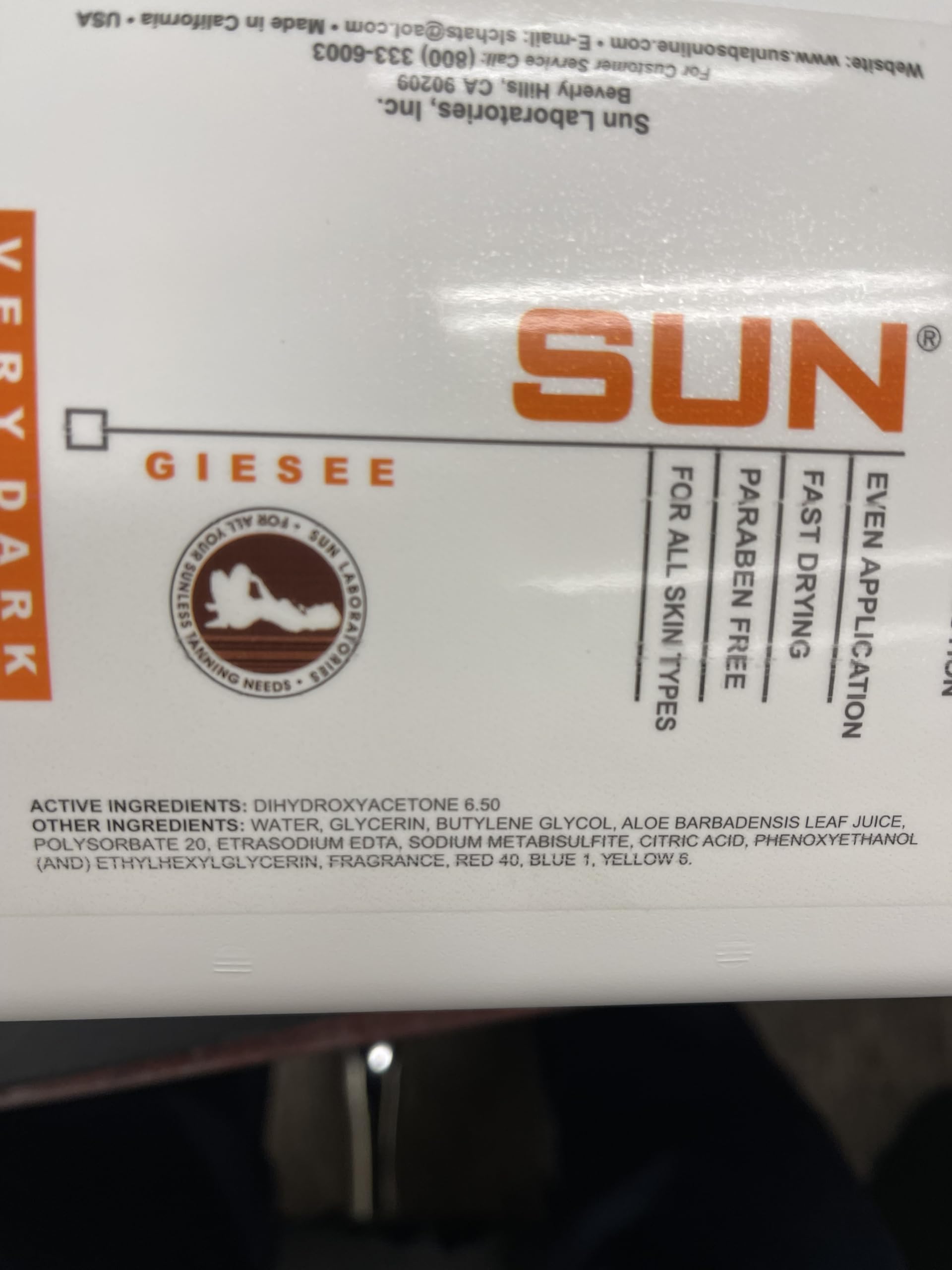Dark Sunsation Professional Airbrush Tanning Solution 1 Gallon - Ultra Dark Self Tanner for Spray Tan | Non-Toxic Sunless Tanning Spray | Fake Tan for Perfect Glow | Ideal for Salon, Home Use & Special Occasions